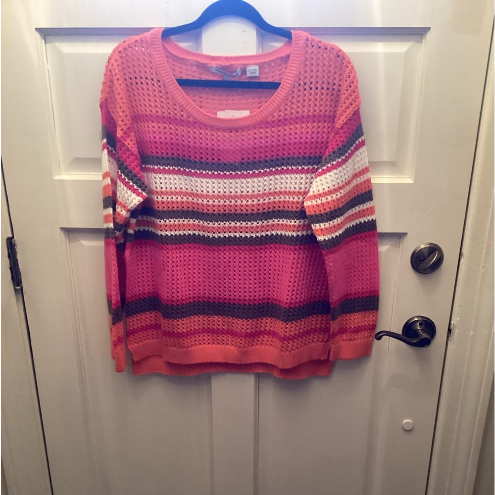 Eight Eight Eight Open Weave Sweater (XL)